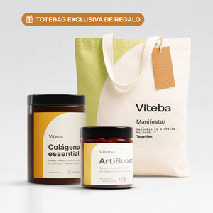 Pack Viteba de Colágeno Essential y ArtiBoost con tote bag de regalo