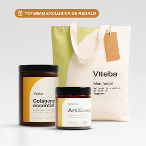 Pack Viteba de Colágeno Essential y ArtiBoost con tote bag de regalo
