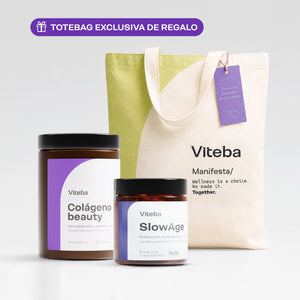 Pack Viteba de Colágeno Beauty y SlowAge con tote bag de regalo