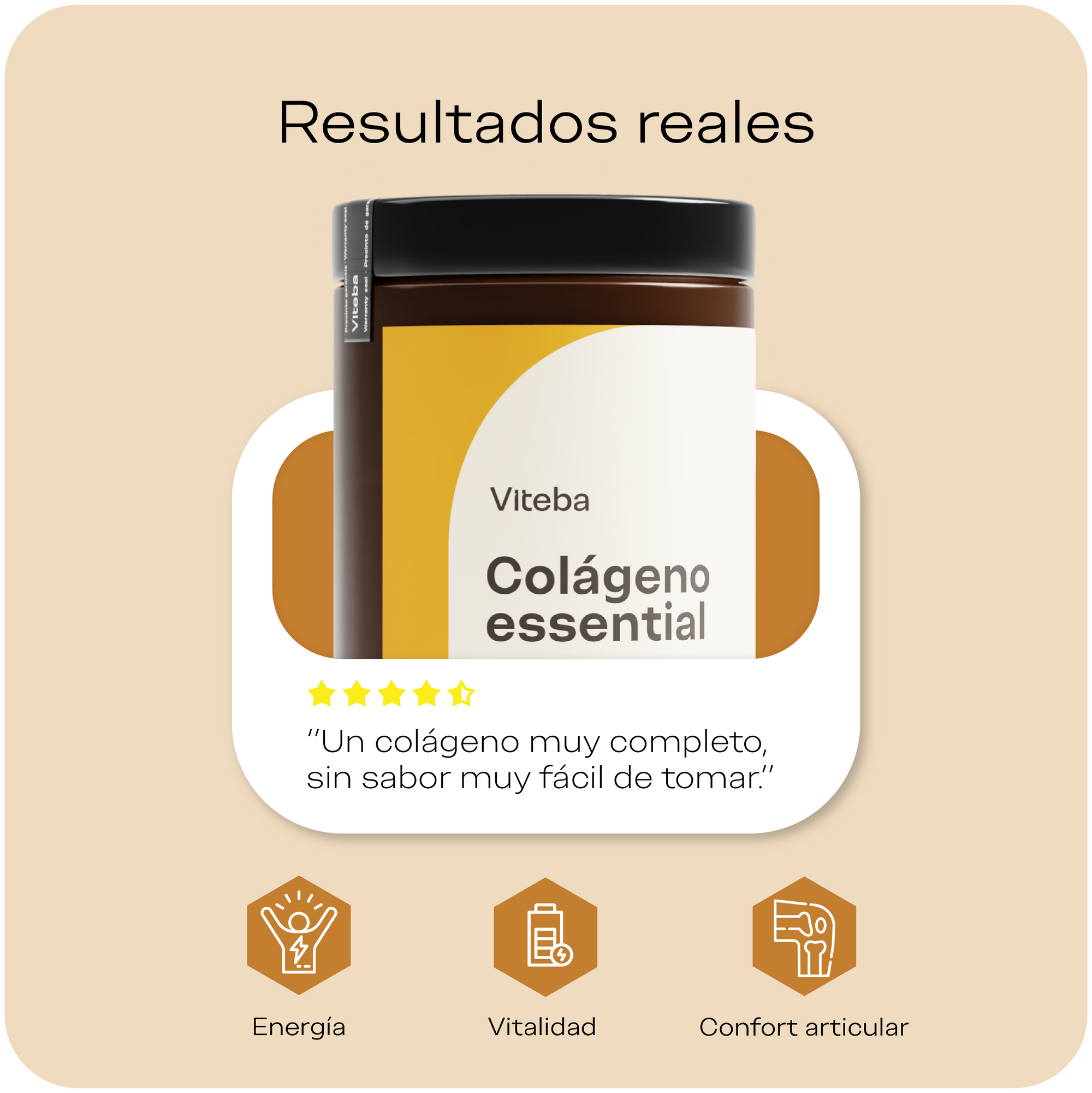 Colágeno Essential: Resultados reales: Energía, Vitalidad, Confort Articular