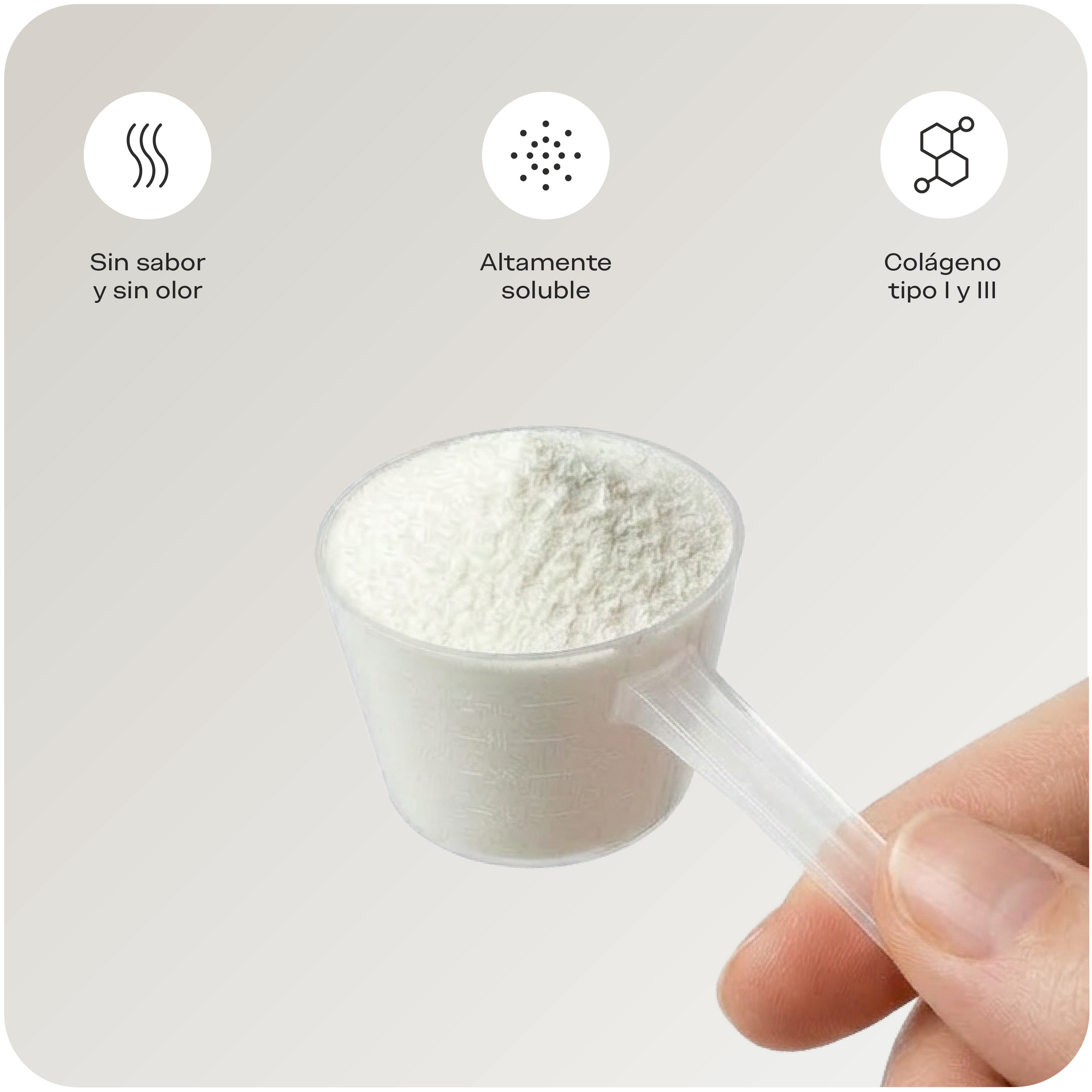 Colágeno Puro sin sabor ni olor