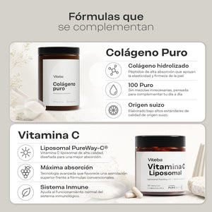 Rutina egeneradora: sinergia colageno puro y vitamina c
